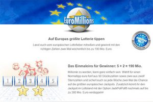 Online Euromillions spielen